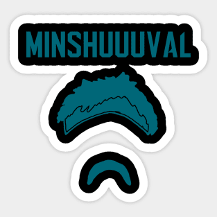 MINSHUUUVAL Silhoette Sticker